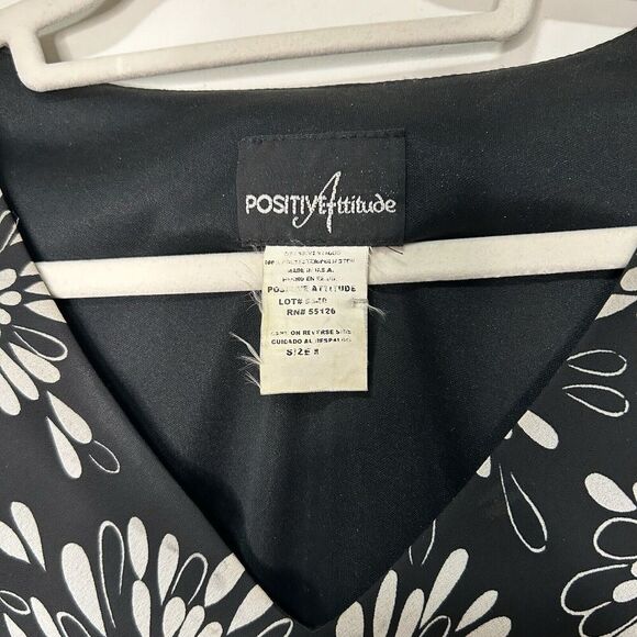 Vintage Positive Attitude Dress Womens 8 Midi Floral Asymmetrical Hem Fairy - Picture 5 of 8